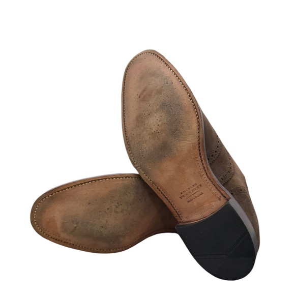 CHARLES TYRWHITT SUEDE OXFORD SHOES - Picture 8 of 10